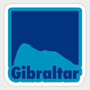 Gibraltar - find your colour Sticker
